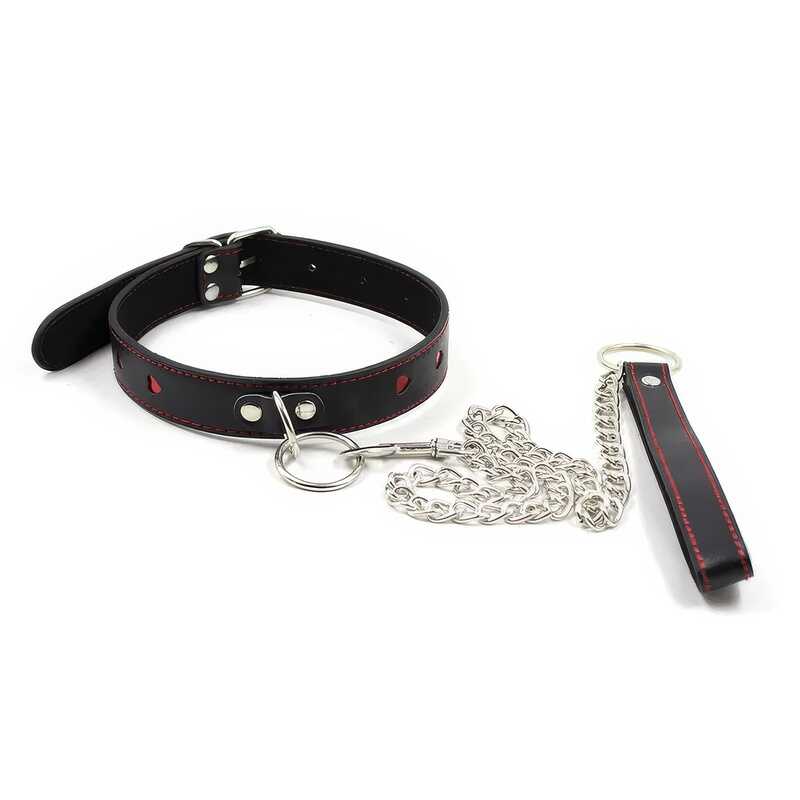 Med hjerte BDSM Collar - produkt billede