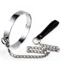 Metallinen BDSM Collar & Leash tuotekuva