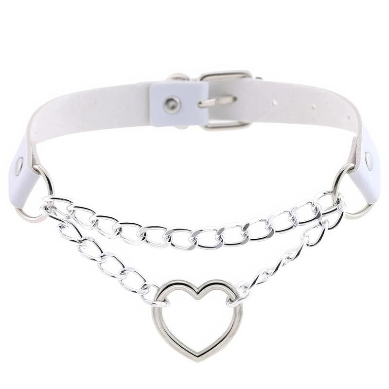 Sydänketju BDSM Collar ... tuotenäkymä 7