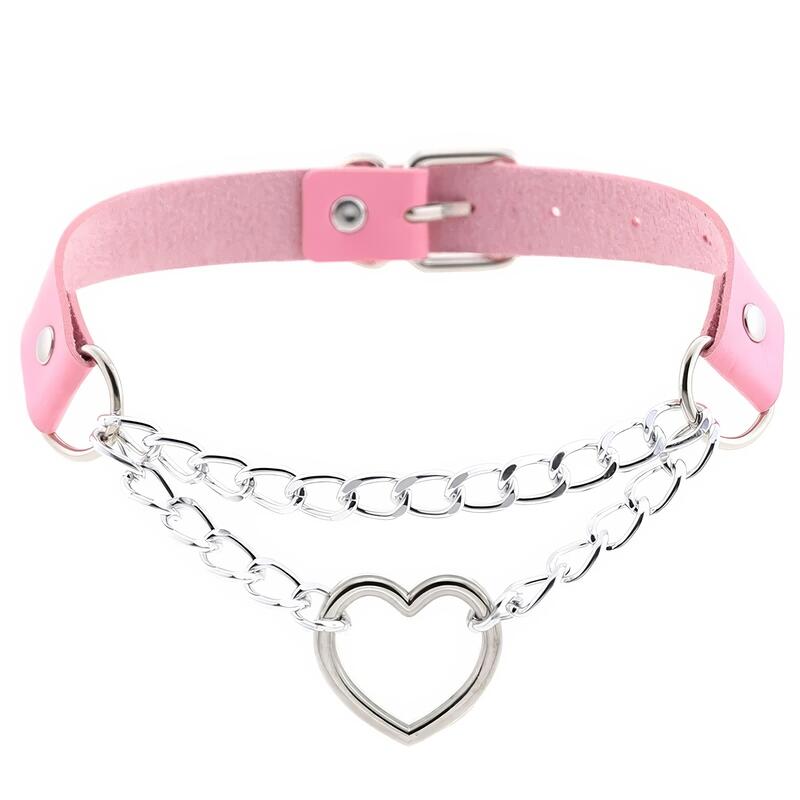 Heart Chain BDSM Collar ... tuotenäkymä 6