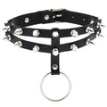 O-Ring Studded BDSM Collar — product image
