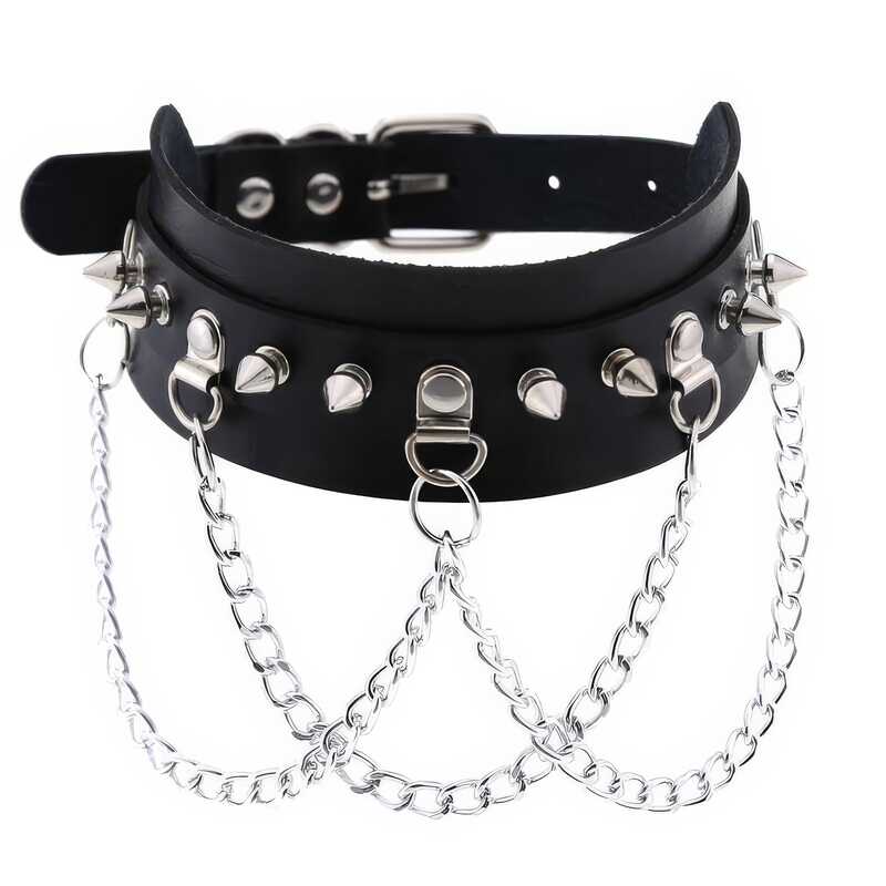 Gothic Chain BDSM Collar — product image