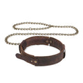 Obroża i smycz BDSM w stylu vintage — zdjęcie produktu