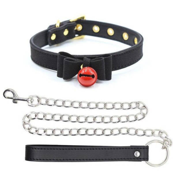 Petplay BDSM Collar & Leash — product image