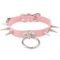 O- Ring Spiked Choker — produktbillede