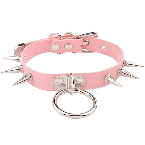 O-Ring Spiked Choker — product image