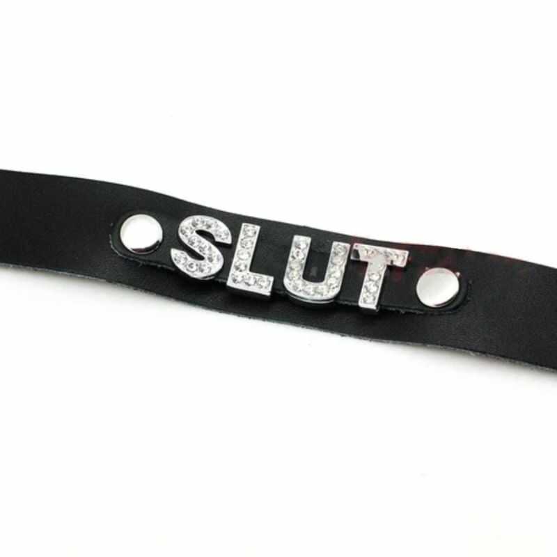 Choker Slut BDSM Collar — product view 2