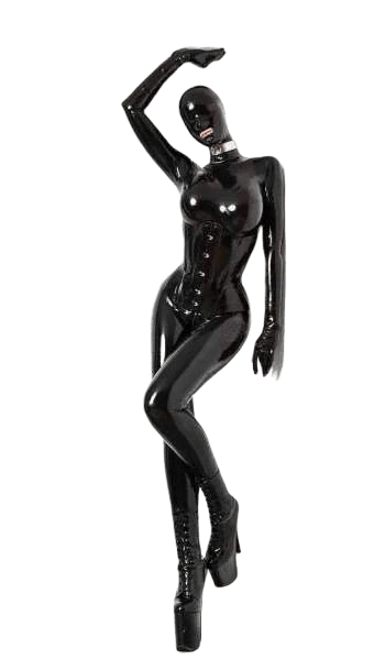 Latex catsuit för hela kroppen — produktvy 4