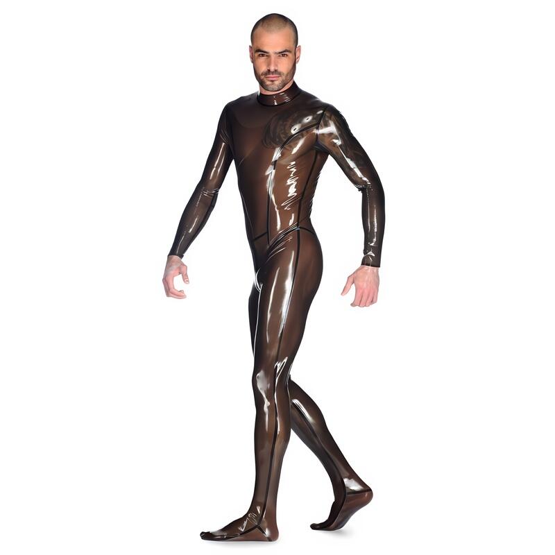 Men's Clear Latex Catsuit — product view 2