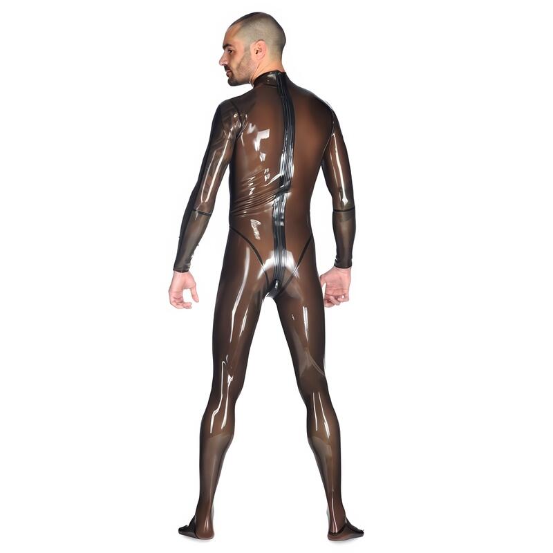 Men's Clear Latex Catsuit — product view 3