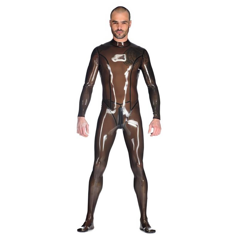 Men's Clear Latex Catsuit — product image