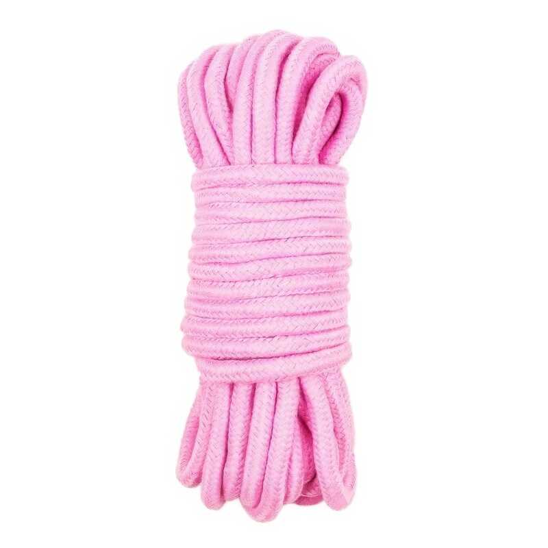 Cuerda shibari rosa (pack de tres), sujeción bondage — vista 6 del producto