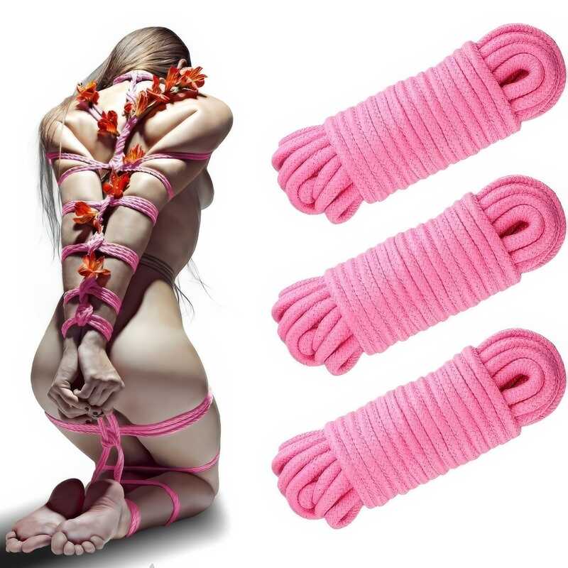 Rope Shibari Pink (three-pack) Bondage Restraints — product image