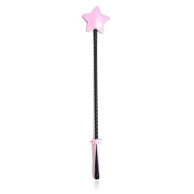 Pink Star Riding Crop — product image