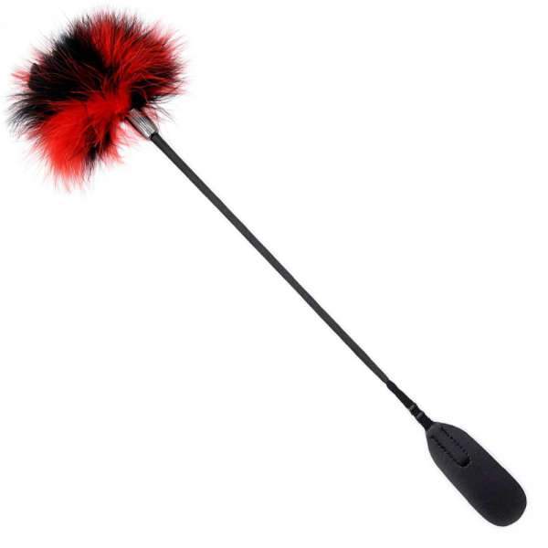 Feather BDSM Riding Crop — product image