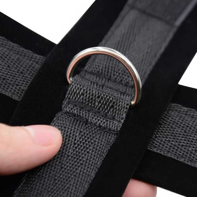 Sujeción bondage cruzada de velcro — vista 5 del producto