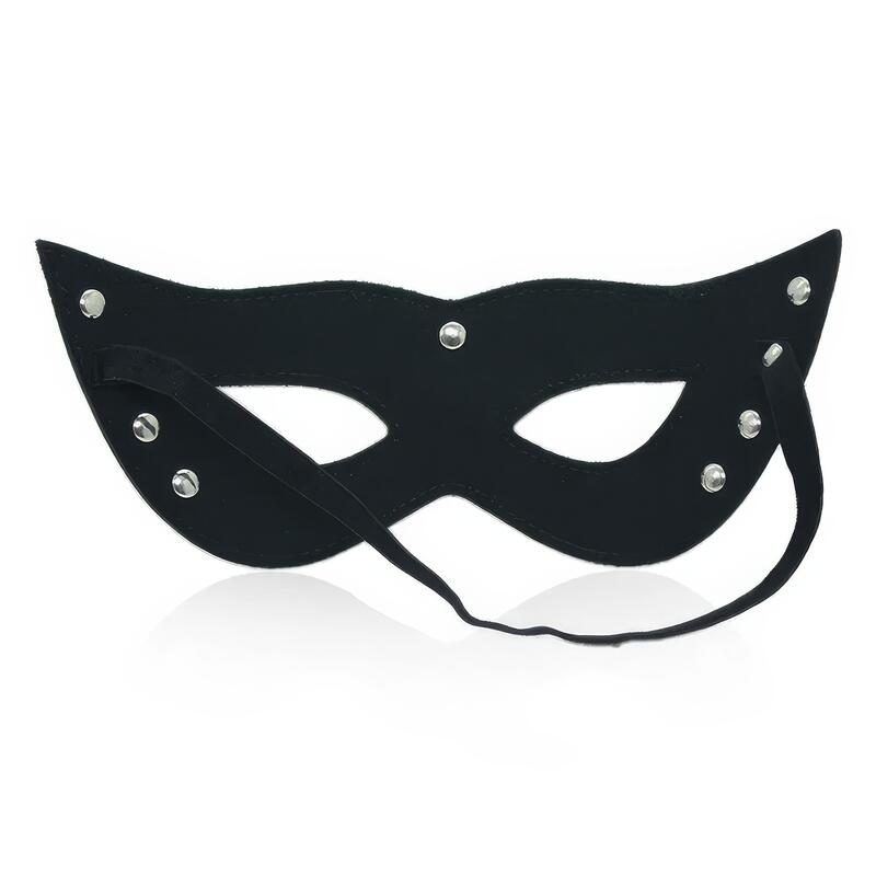 Sexy Leather BDSM Mask — product view 3
