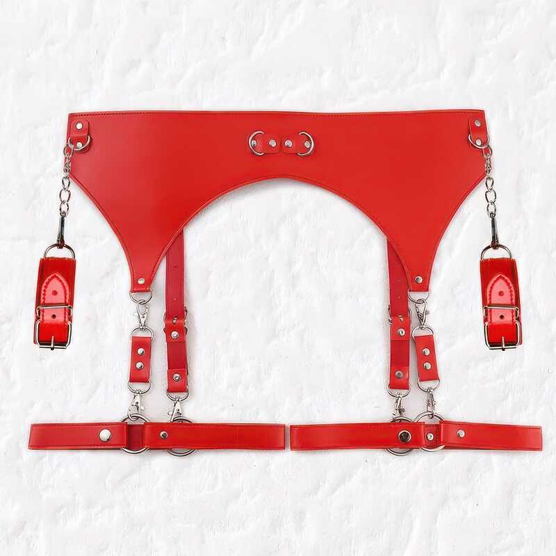 Garter Belt Harness with Cuffs — product view 2