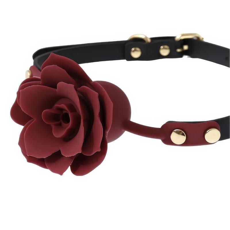 Rose- formet Pink Ball Gag — produktvisning 9
