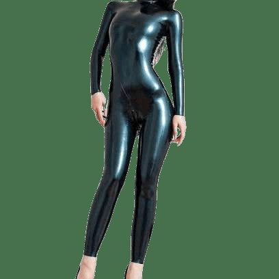 Kvindelatex-catsuit — produktbillede