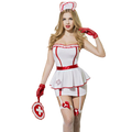 Costumi sexy – Costume da infermiera bustier con fascia rossa — immagine prodotto