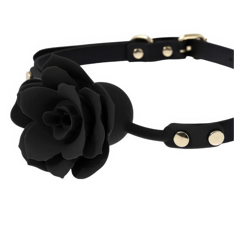 Rose- formet Pink Ball Gag — produktvisning 2
