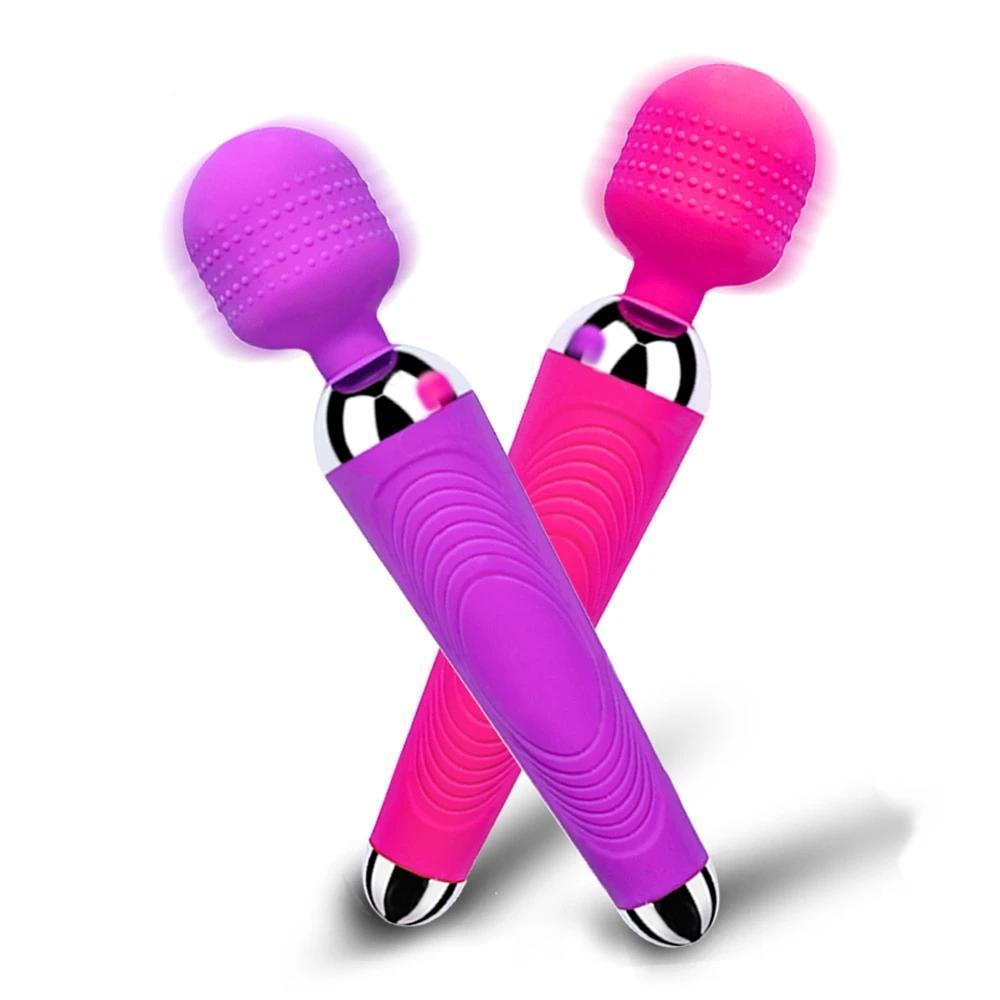 Vibrating Magic Wand Dildo — product image
