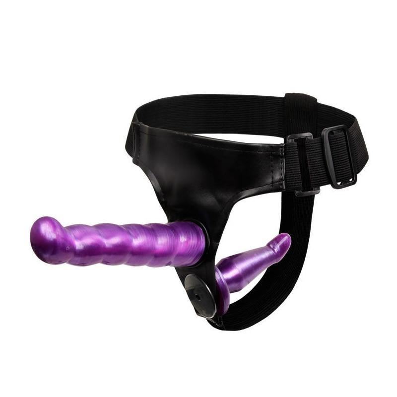 Double-Ended Strap-On Dildo — product image