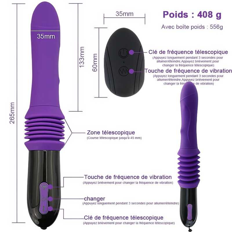 Telescoping Sex Machine — product view 4