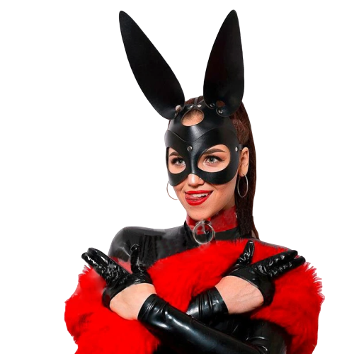 Sexy Bunny Bondage Mask — product image