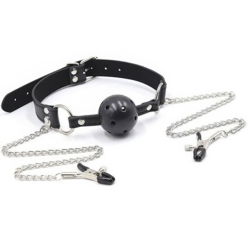 Gag with Nipple Clamps — product view 4