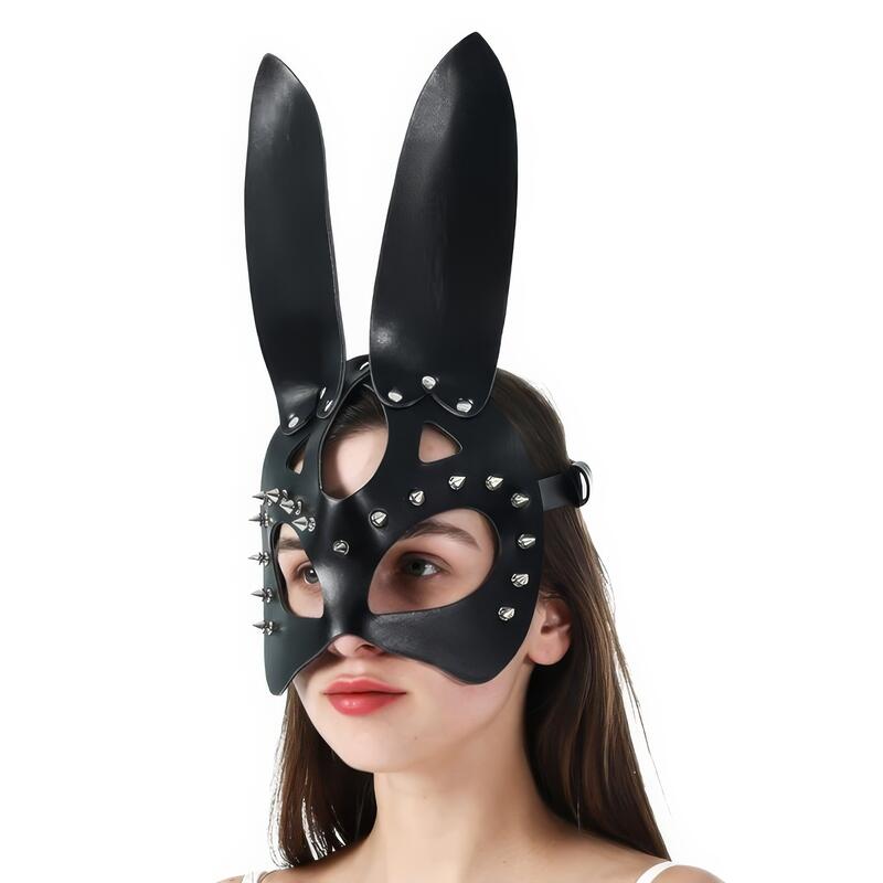 Studded Bunny Mask — product view 3