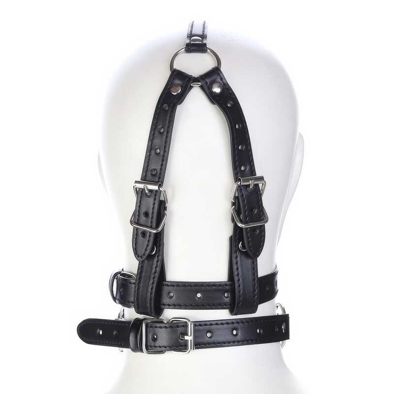 Harness Leather Ball Gag — product view 5