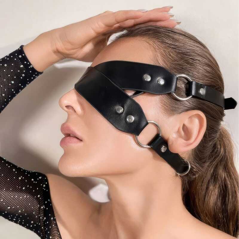 Læder Blindfold Mask — produktvisning 2