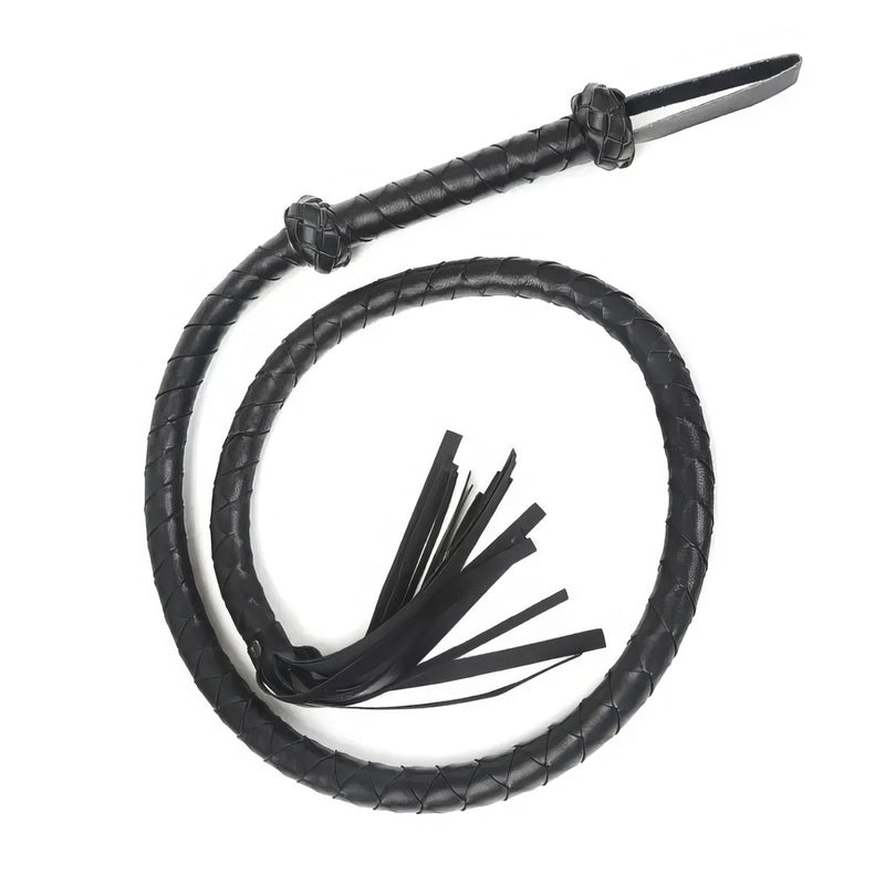 Braided Leather BDSM Whip — product image