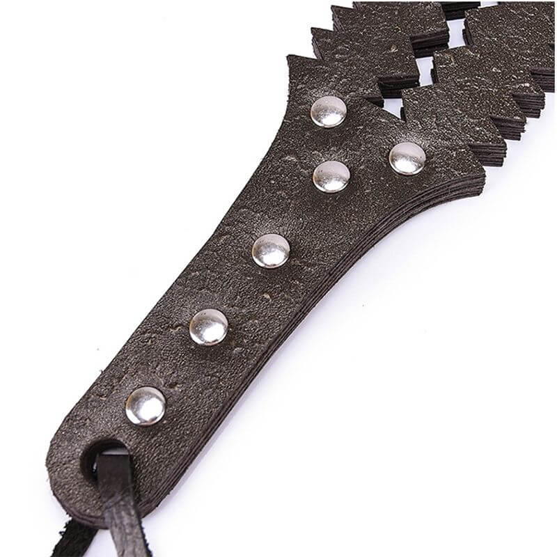 Læder BDSM Whip — produktvisning 12