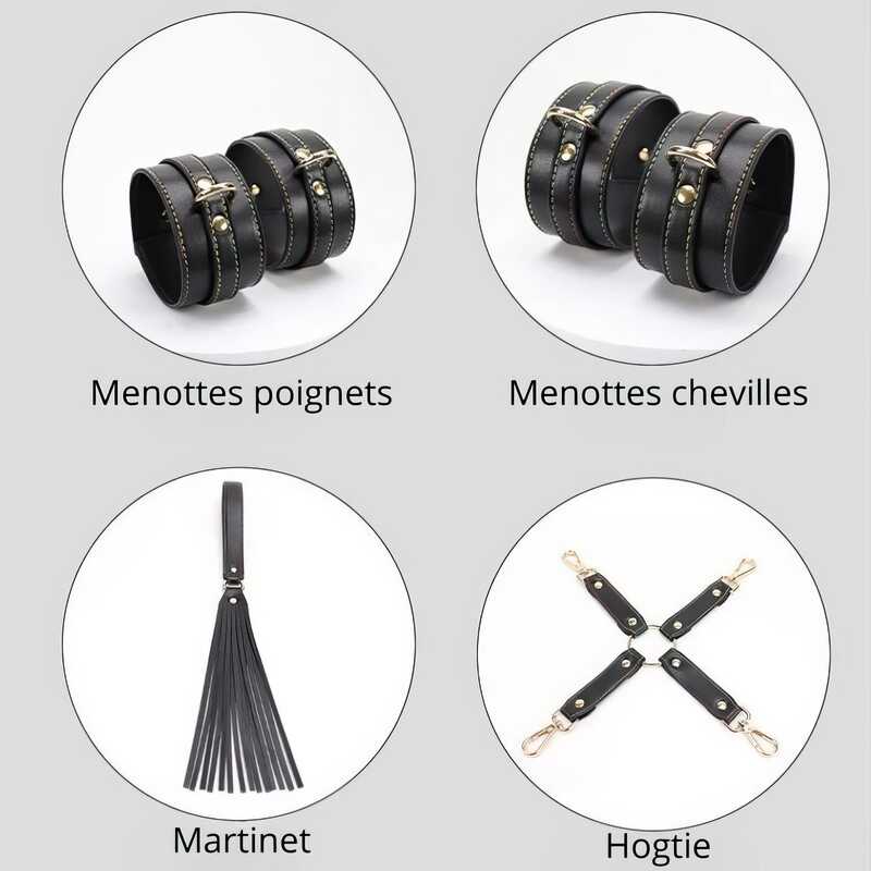 Premium Black BDSM Kit — product view 3