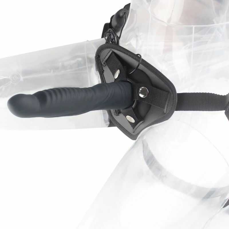 Xl Vibrating Strap-On Dildo — product view 2