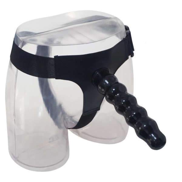 Black Strap-On Dildo — product image