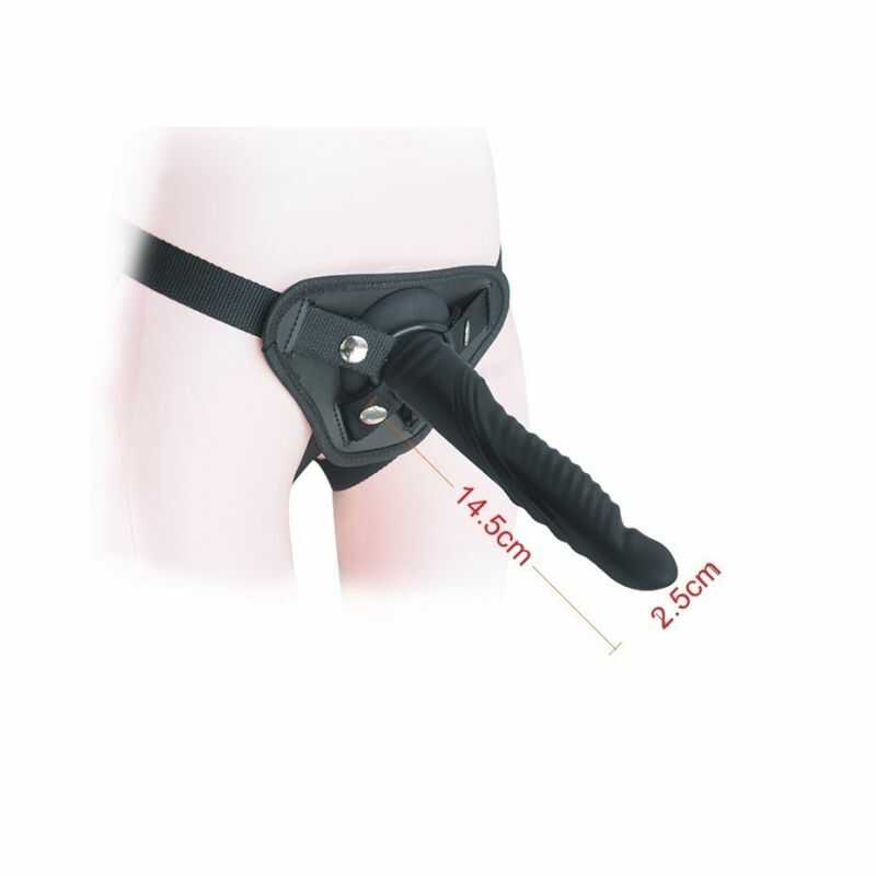 Xl Vibrating Strap-On Dildo — product view 5