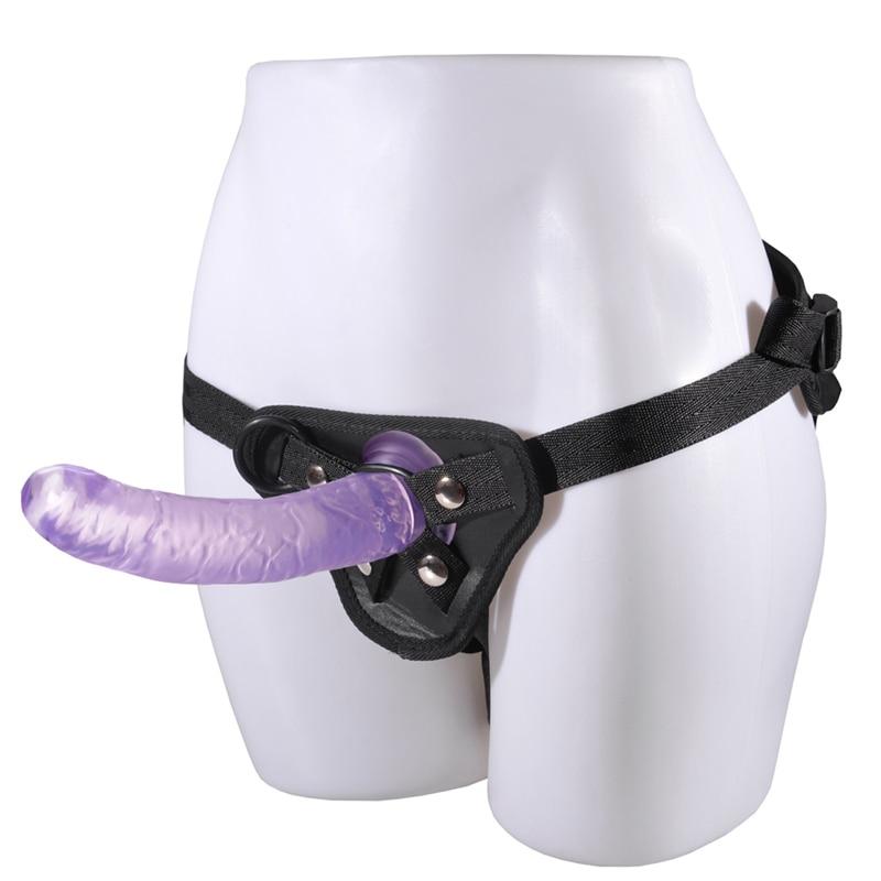 Purple Strap-On Dildo — product image