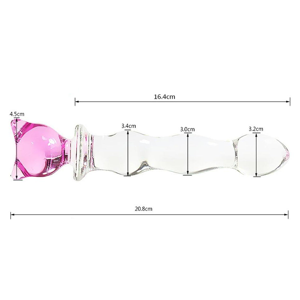 Cat-Shaped Glass Dildo — product view 2