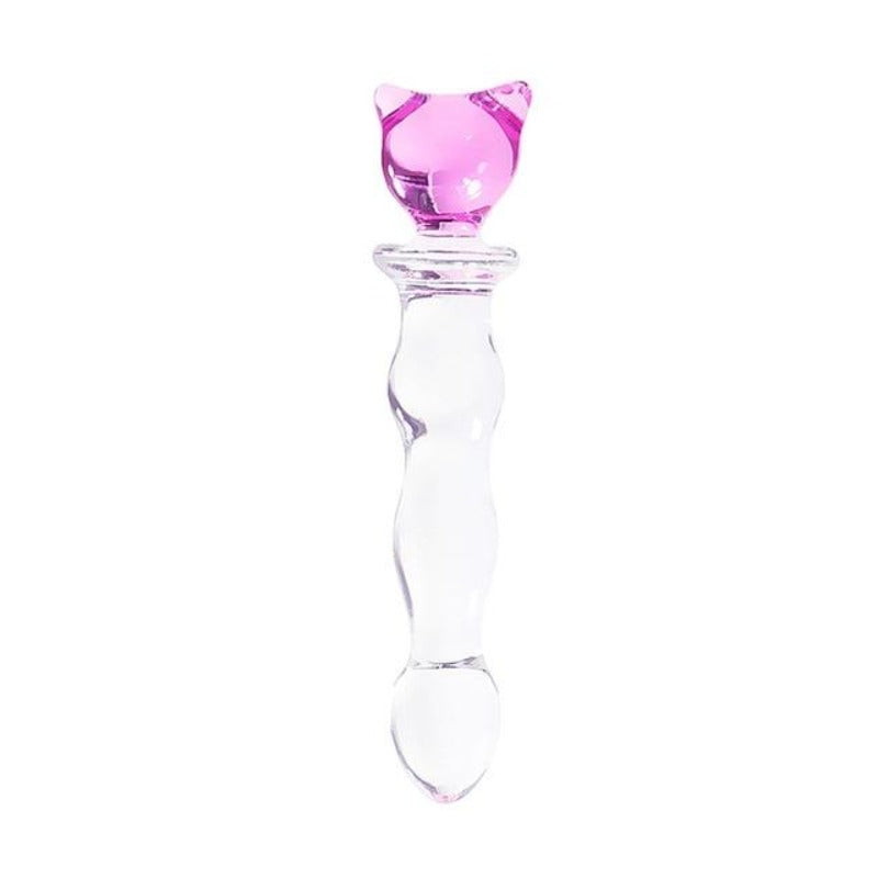 Kat- form glasdiddo — produktbillede