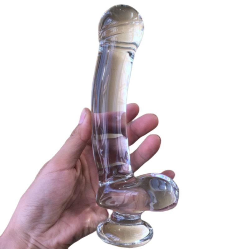 Realistic Glass Dildo — product image