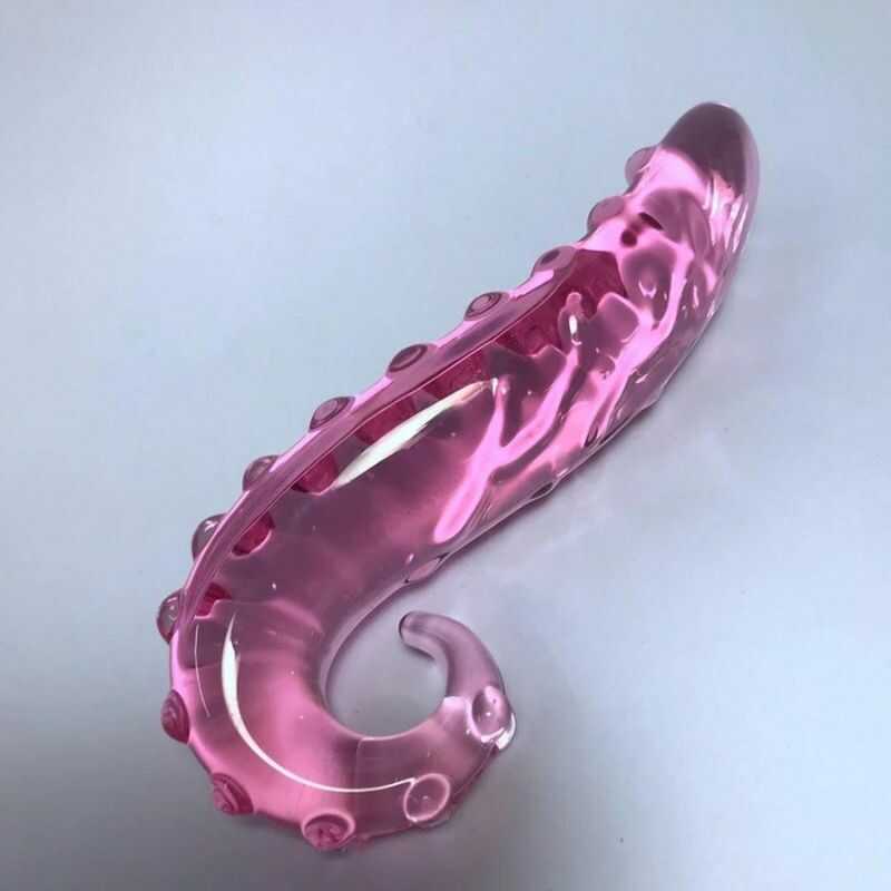 Glass Tentacle Dildo — product view 2