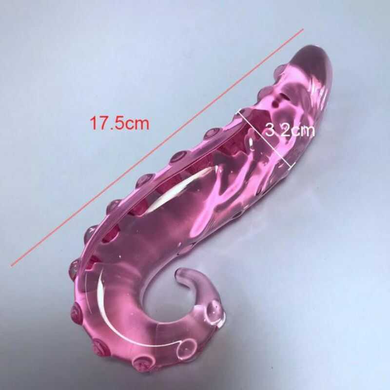 Szklane dildo macka — widok produktu 3