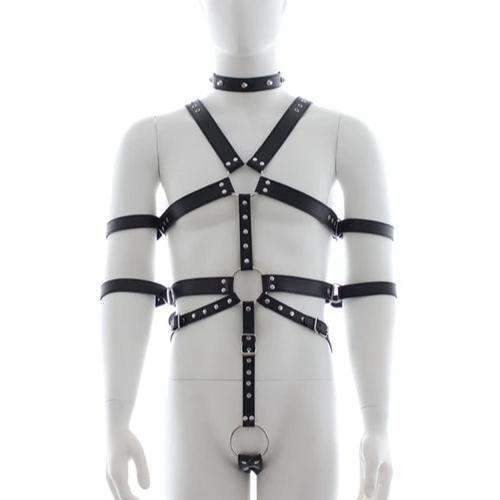 Leather Fetish Harness for Men — product image