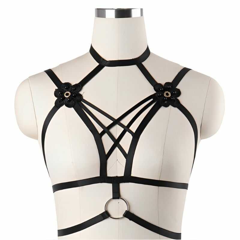 Sexy Floral Body Harness — product image