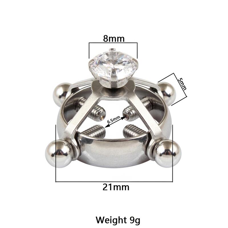 Screw-Adjustable Nipple Clamps — product view 4