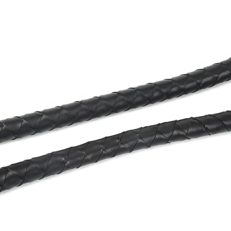 Braided Leather BDSM Whip — product view 3
